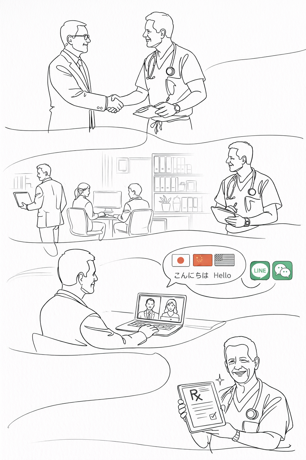 産業医業務の流れ